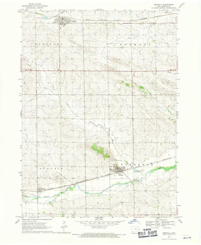 Voorbeeld van de oude kaart