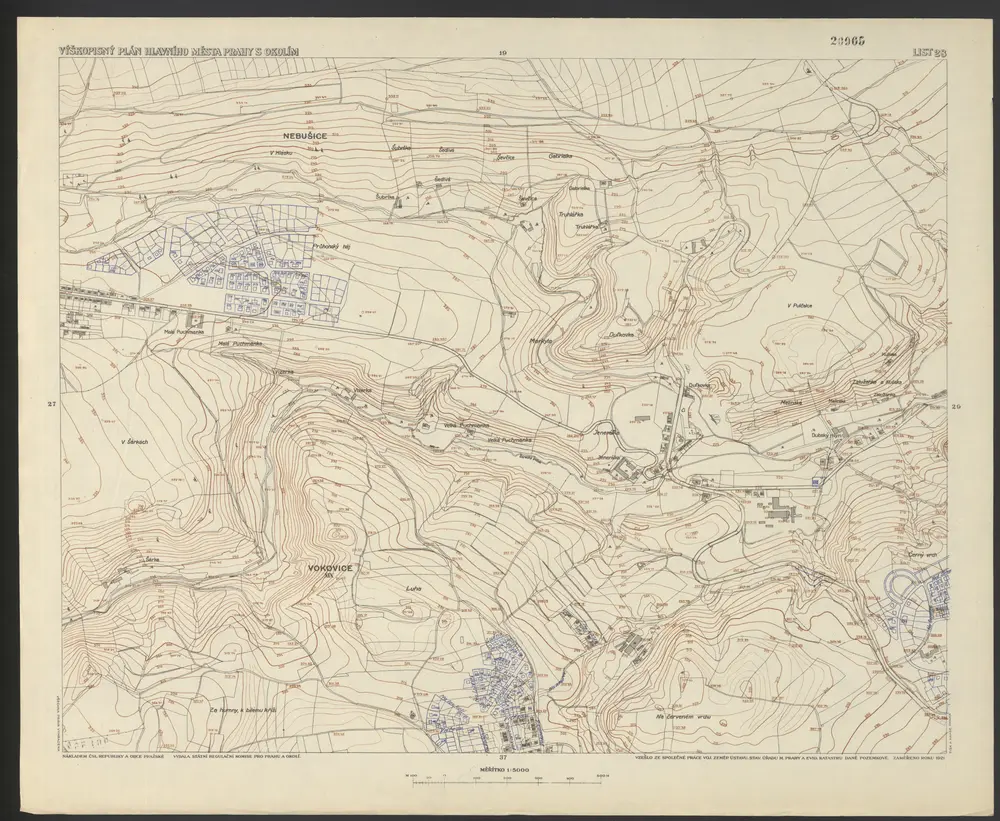 Voorbeeld van de oude kaart