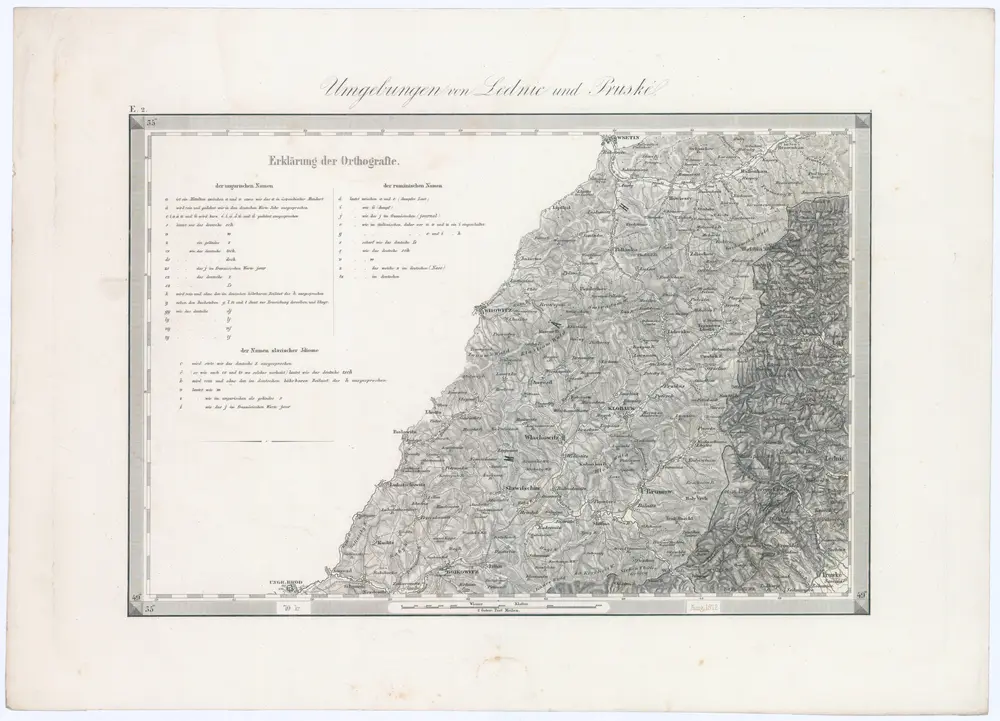 Voorbeeld van de oude kaart