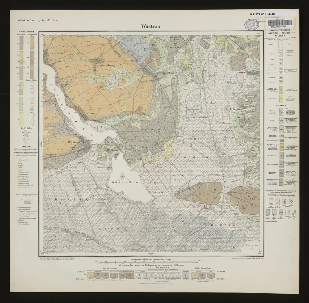 Voorbeeld van de oude kaart