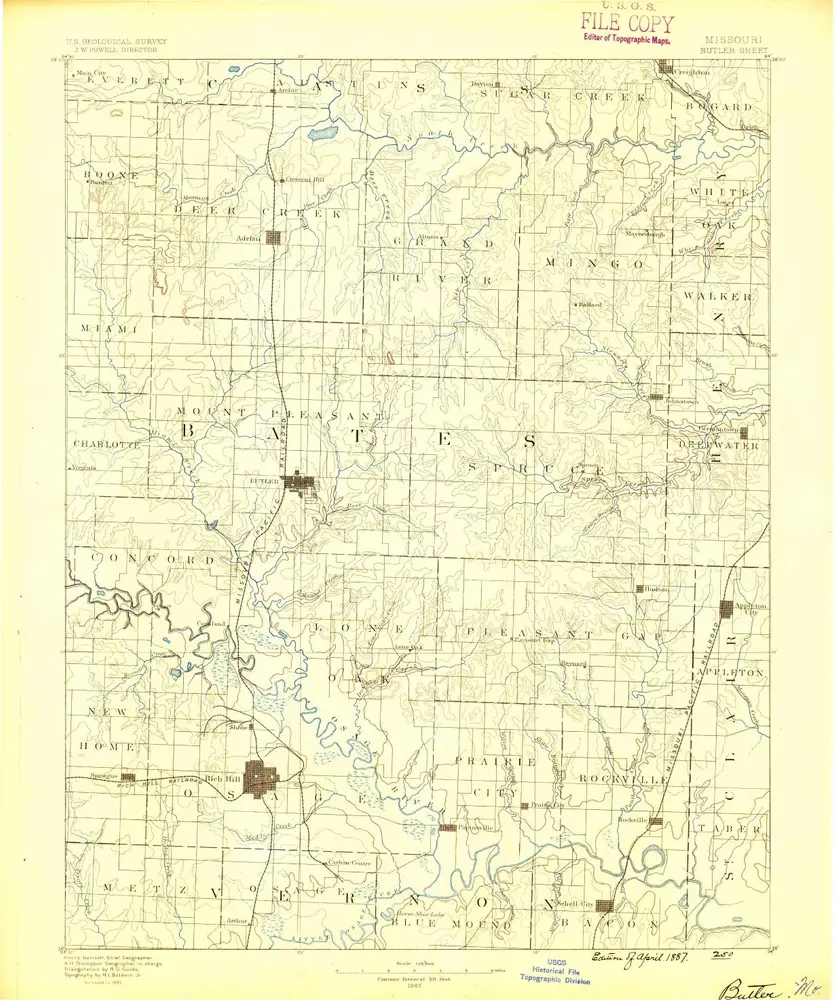 Anteprima della vecchia mappa