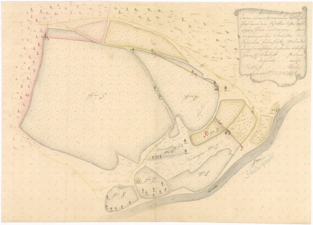 Voorbeeld van de oude kaart