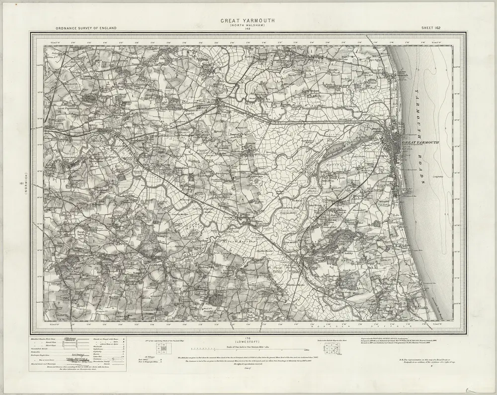 Voorbeeld van de oude kaart