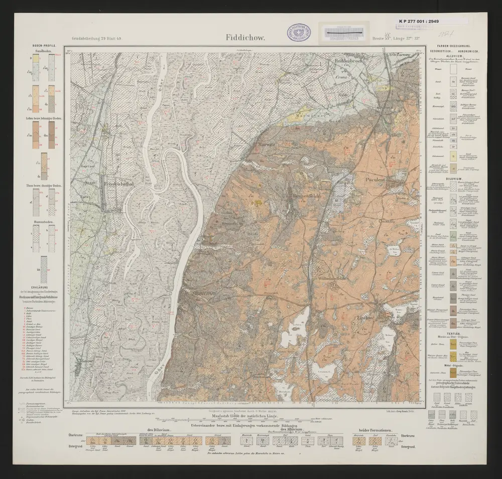 Voorbeeld van de oude kaart