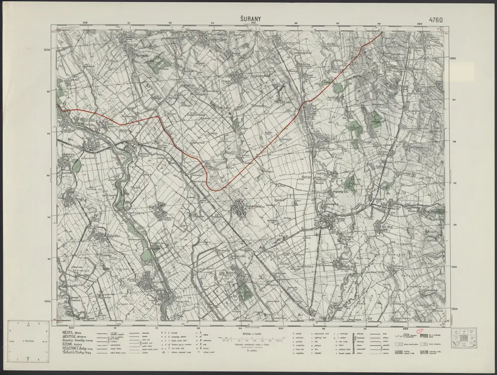 Voorbeeld van de oude kaart