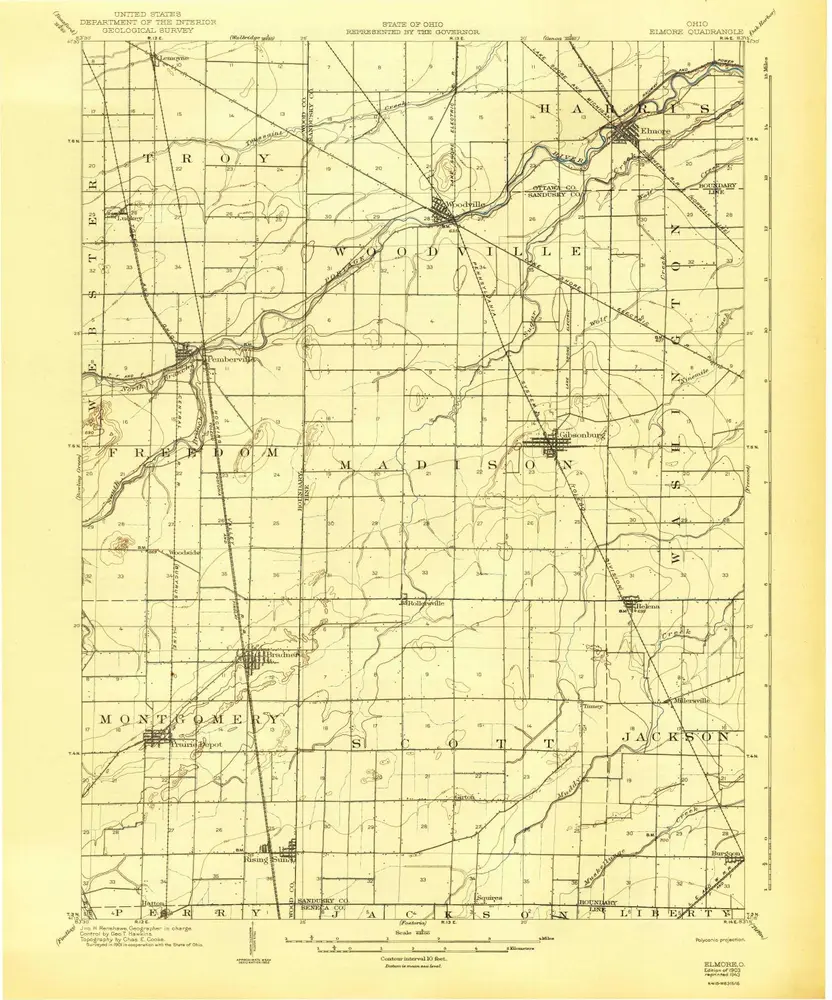 Aperçu de l'ancienne carte