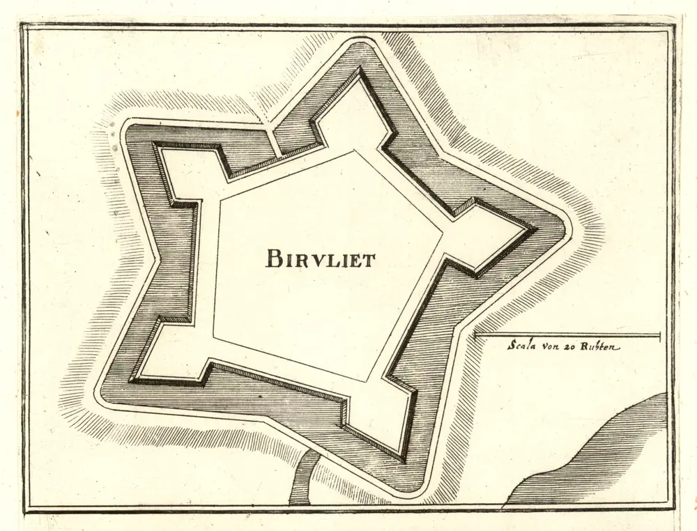 Voorbeeld van de oude kaart