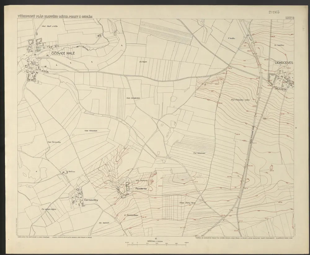 Voorbeeld van de oude kaart