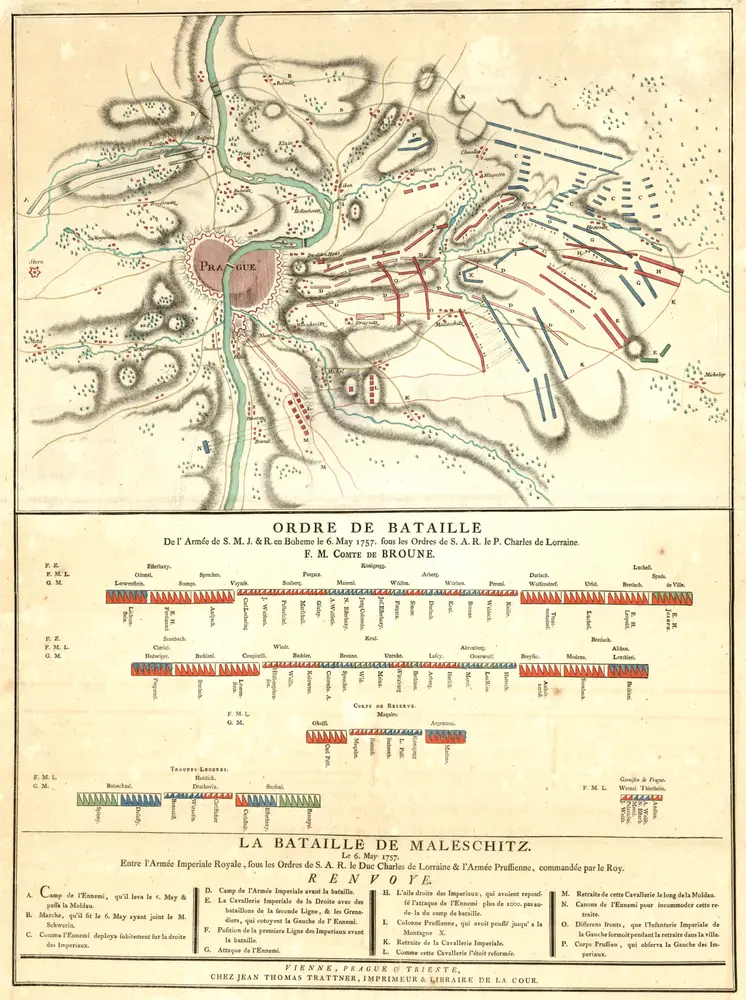 Voorbeeld van de oude kaart