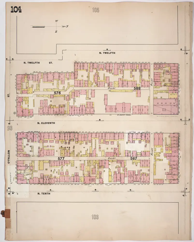 A. Whipple & Co.'s insurance map of St. Louis, Mo