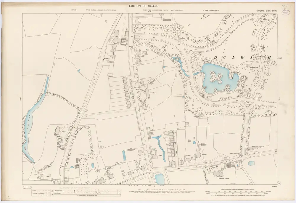 Old maps of Dulwich