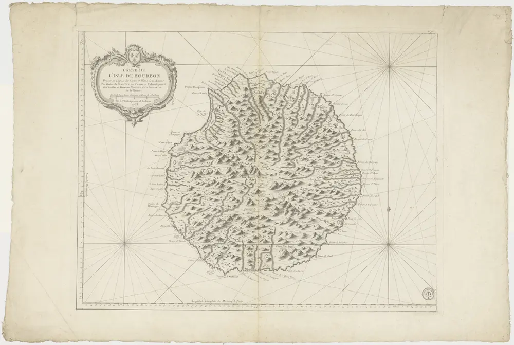 Voorbeeld van de oude kaart