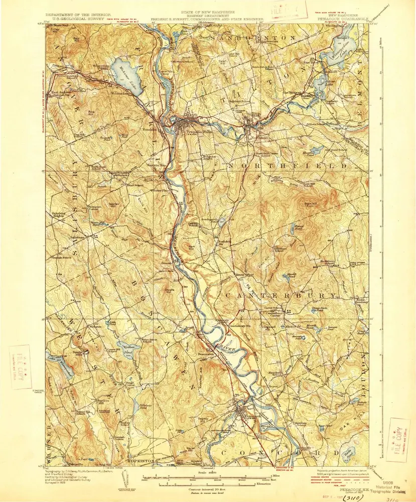 Aperçu de l'ancienne carte