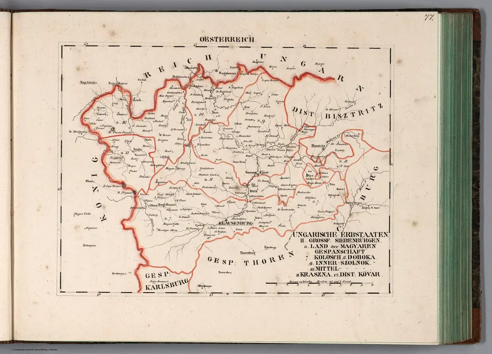 Aperçu de l'ancienne carte