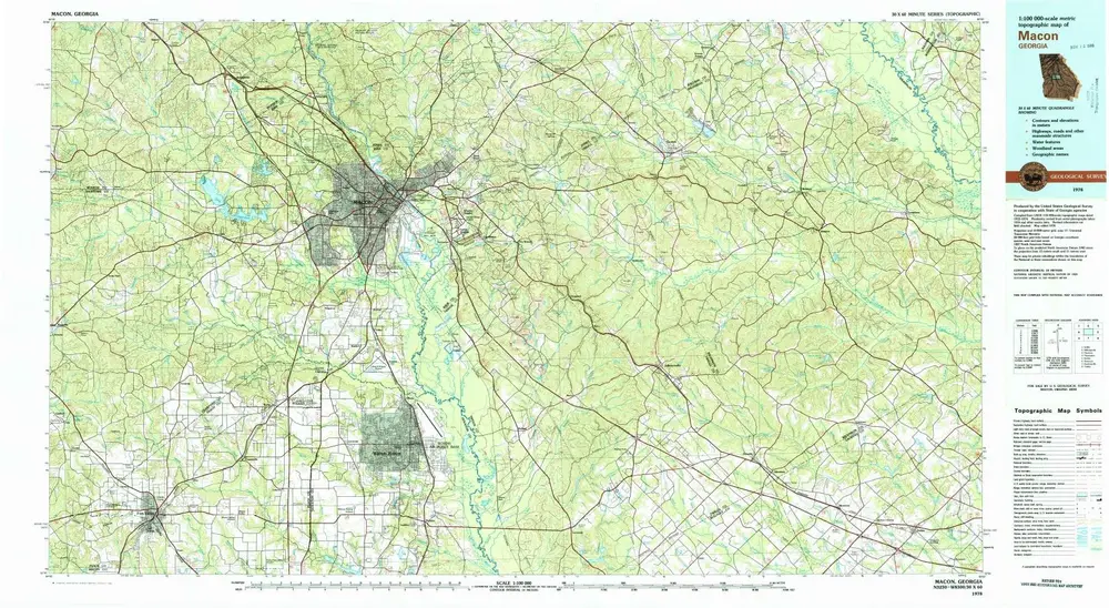 Voorbeeld van de oude kaart