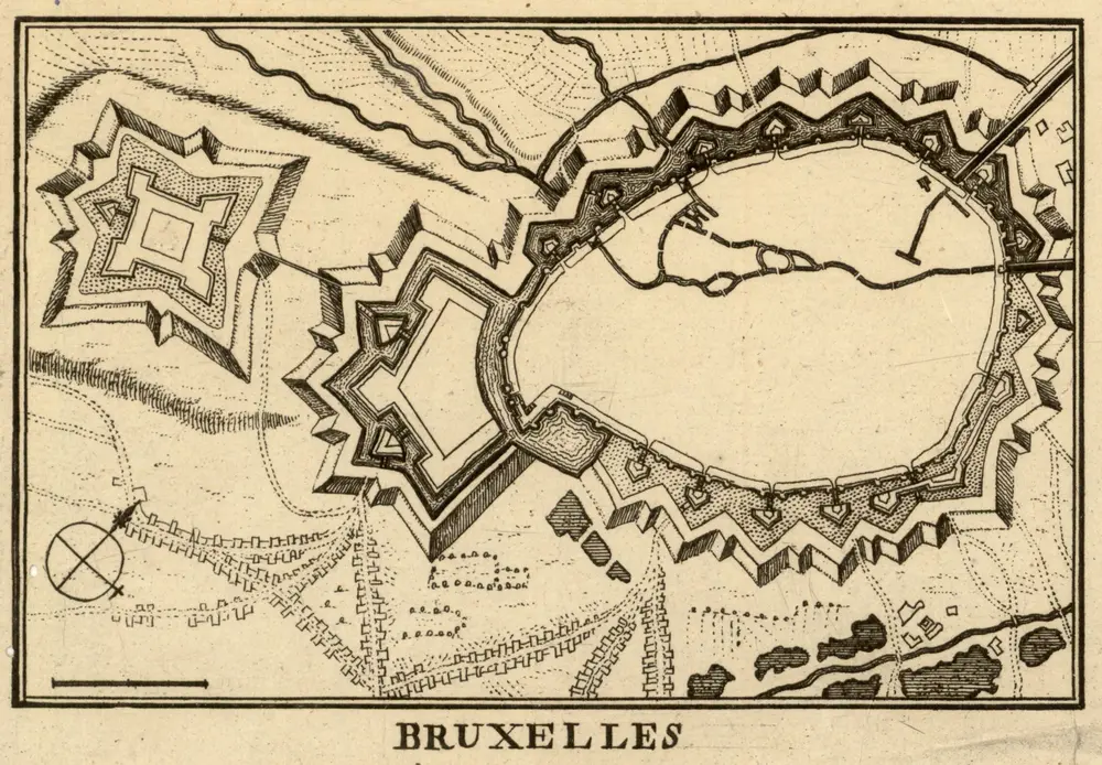 Voorbeeld van de oude kaart