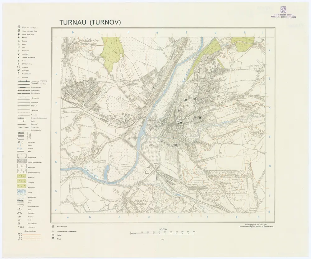 Voorbeeld van de oude kaart