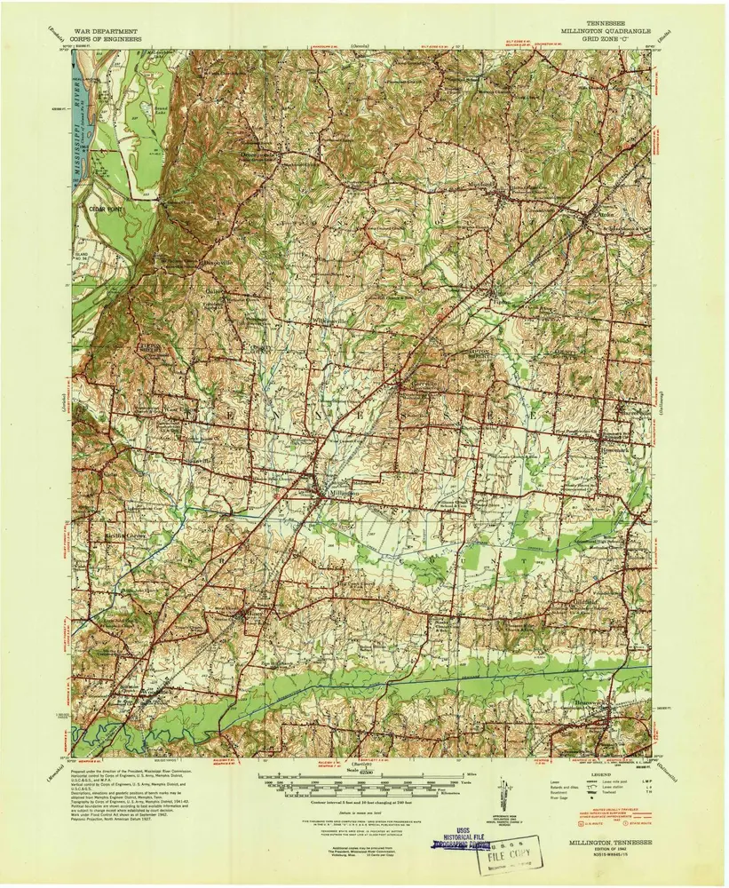 Aperçu de l'ancienne carte