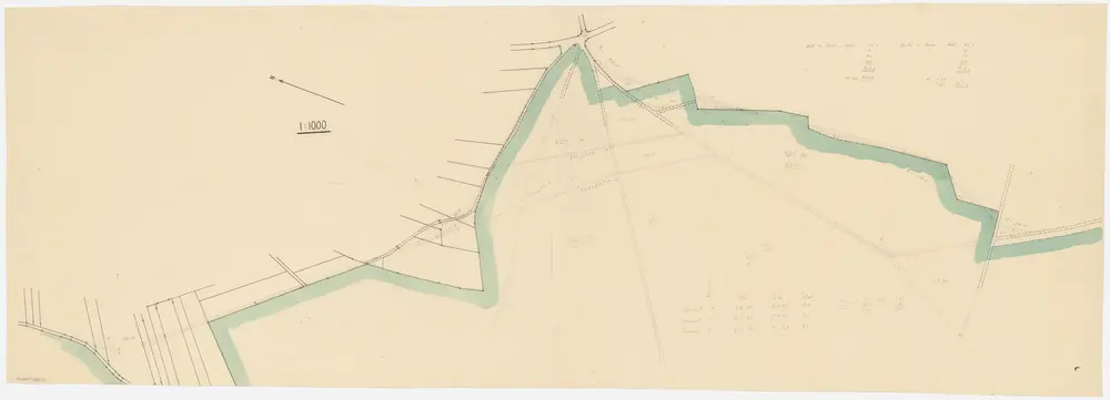 Bülach, Hochfelden: Gemeindewaldungen Bülach und Eschenmosen: Bülach, Bachenbülach: Rodung und Strassenvarianten im Höhragen; Grundriss