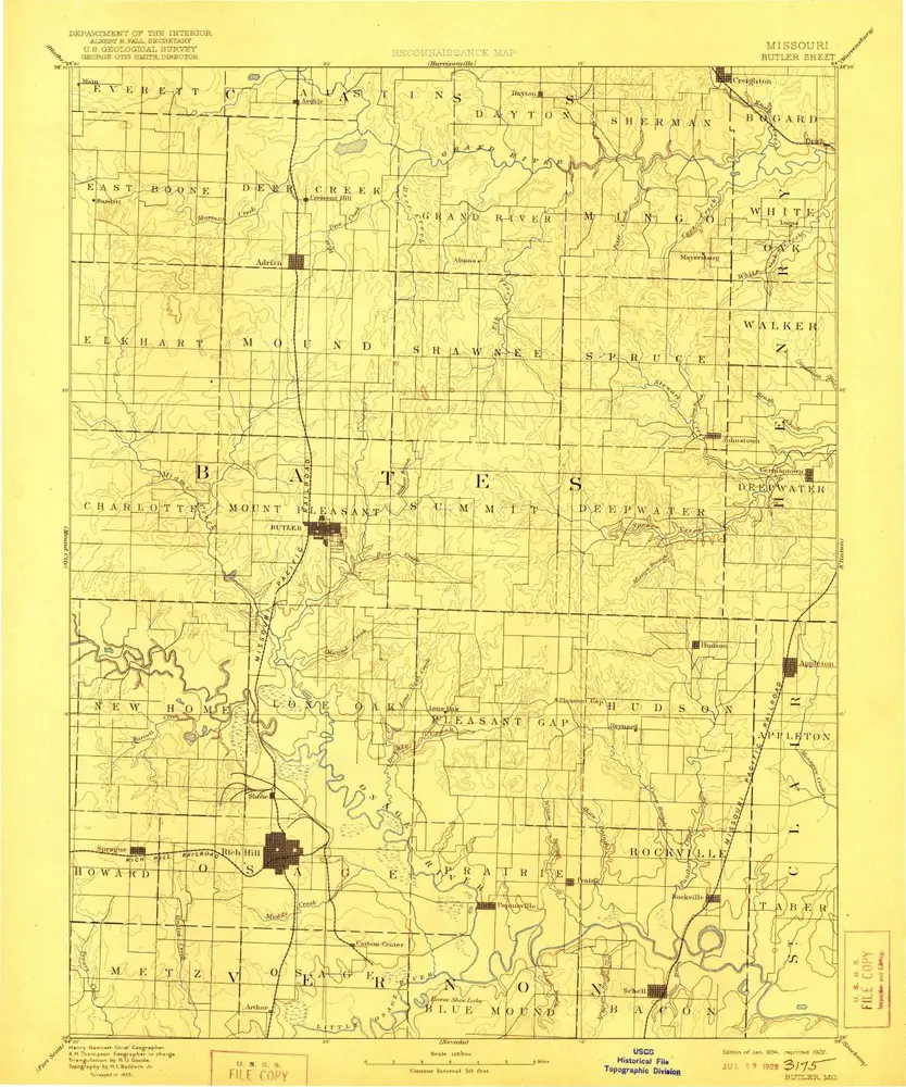 Anteprima della vecchia mappa