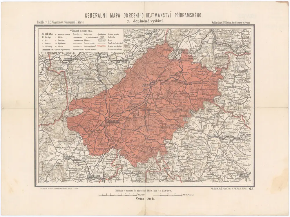 Voorbeeld van de oude kaart