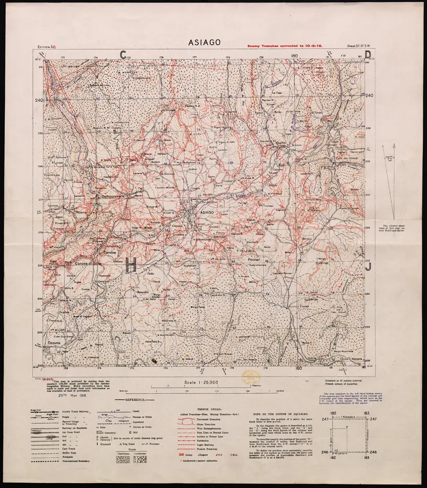 Aperçu de l'ancienne carte