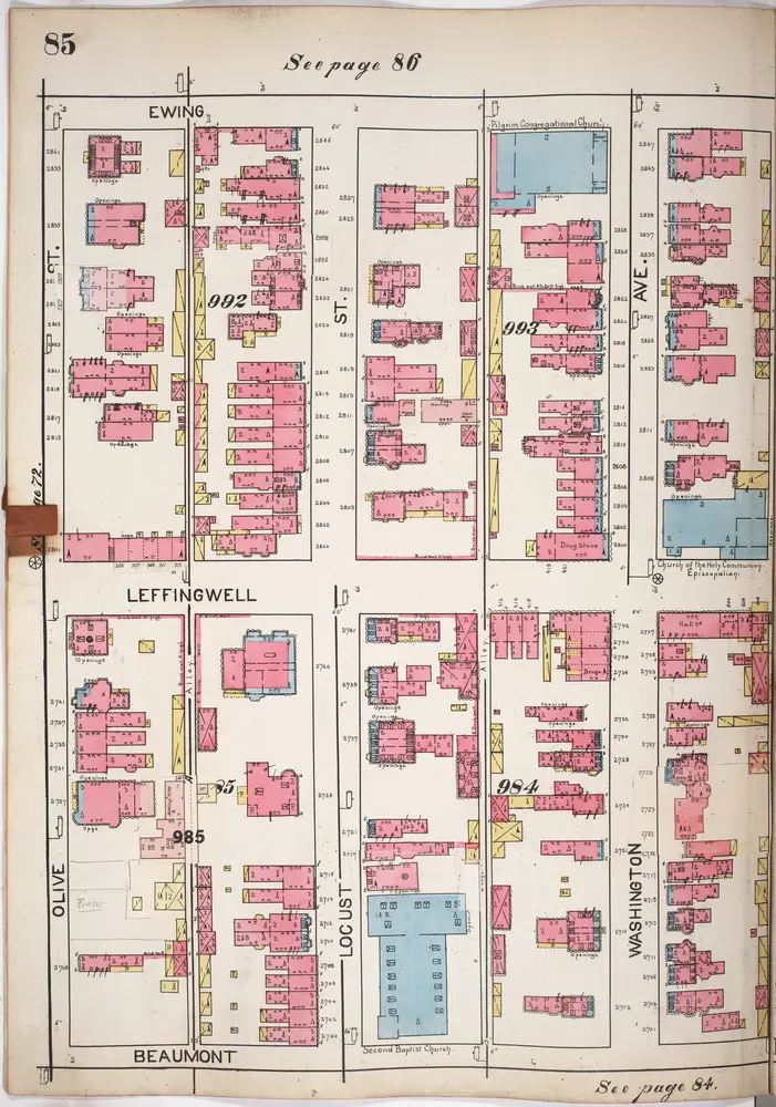 A. Whipple & Co.'s insurance map of St. Louis, Mo