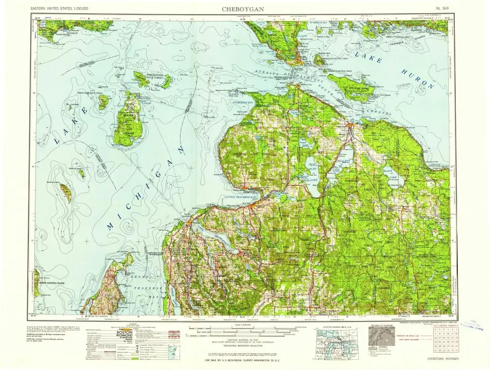 Voorbeeld van de oude kaart