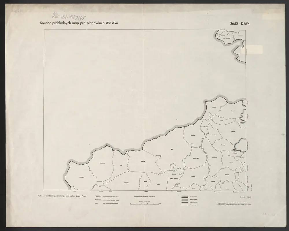 Voorbeeld van de oude kaart