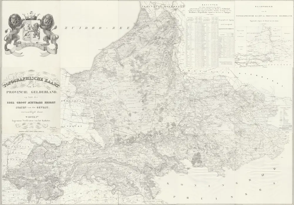 Voorbeeld van de oude kaart