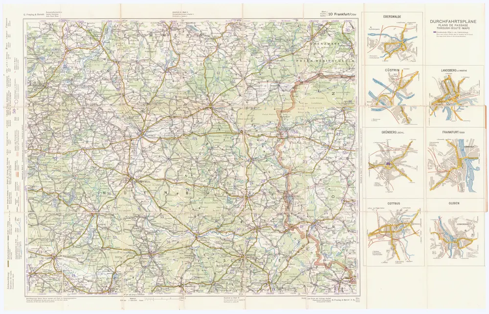 Voorbeeld van de oude kaart