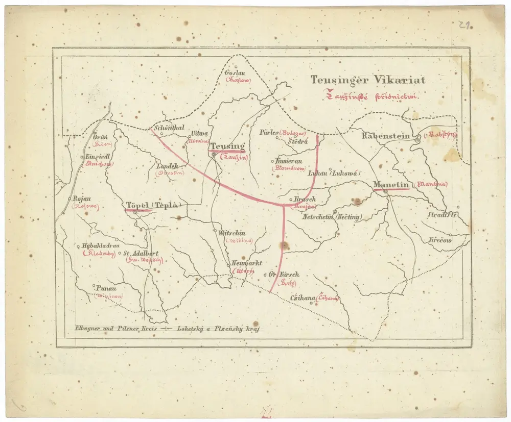 Aperçu de l'ancienne carte