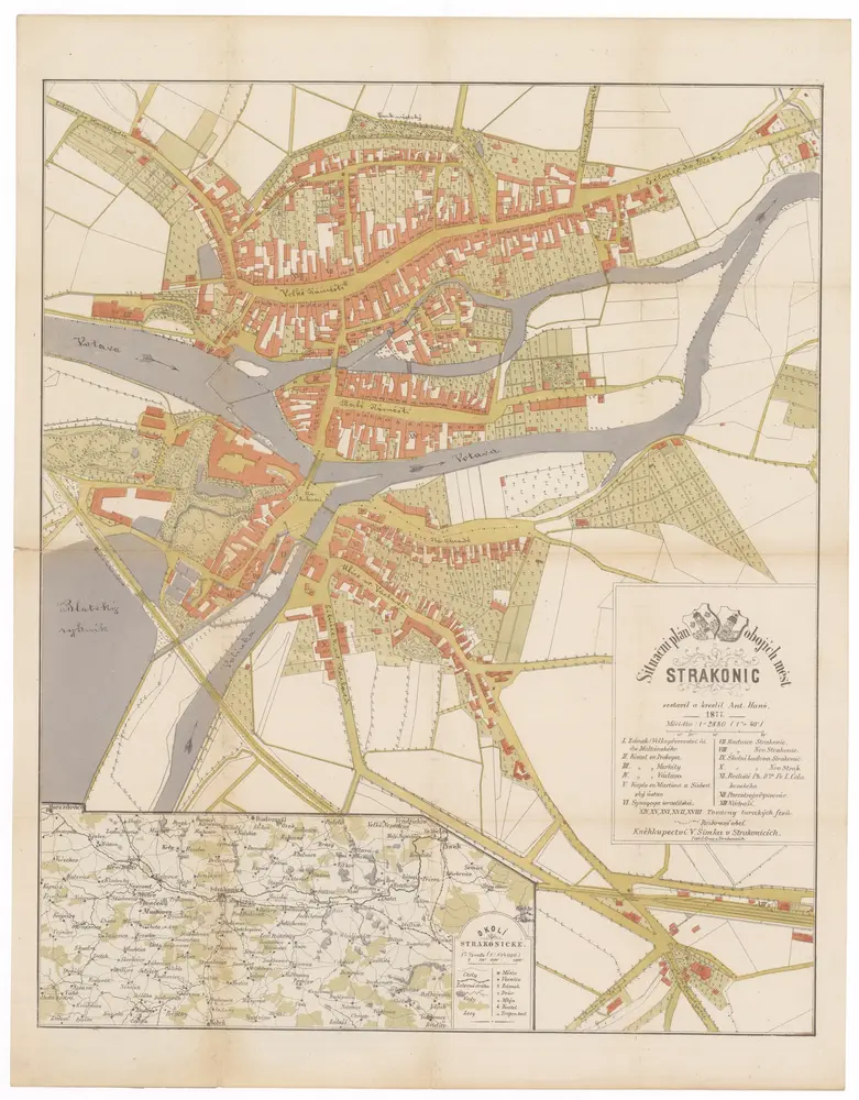 Voorbeeld van de oude kaart