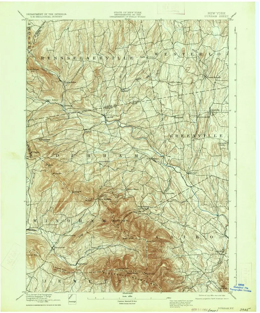 Aperçu de l'ancienne carte