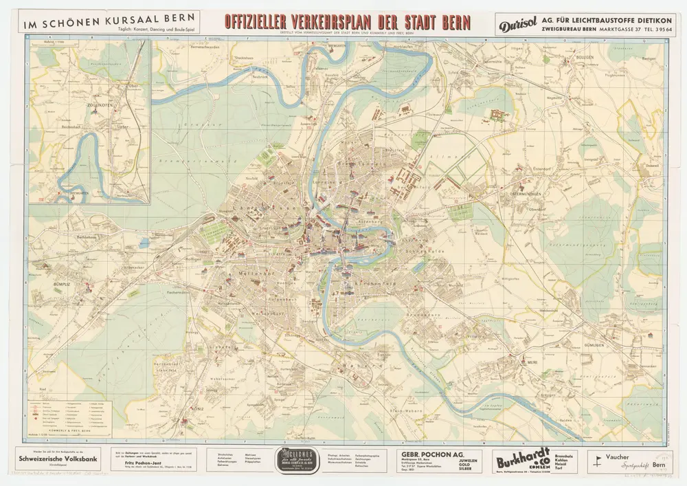 Voorbeeld van de oude kaart