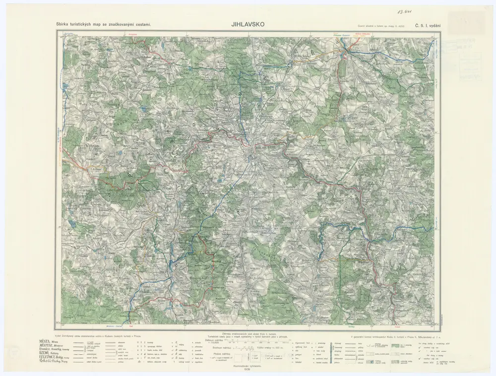 Voorbeeld van de oude kaart