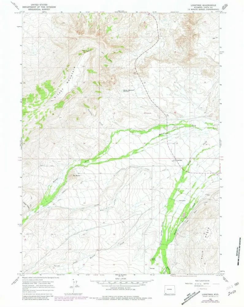 Voorbeeld van de oude kaart