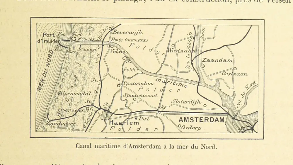 Voorbeeld van de oude kaart