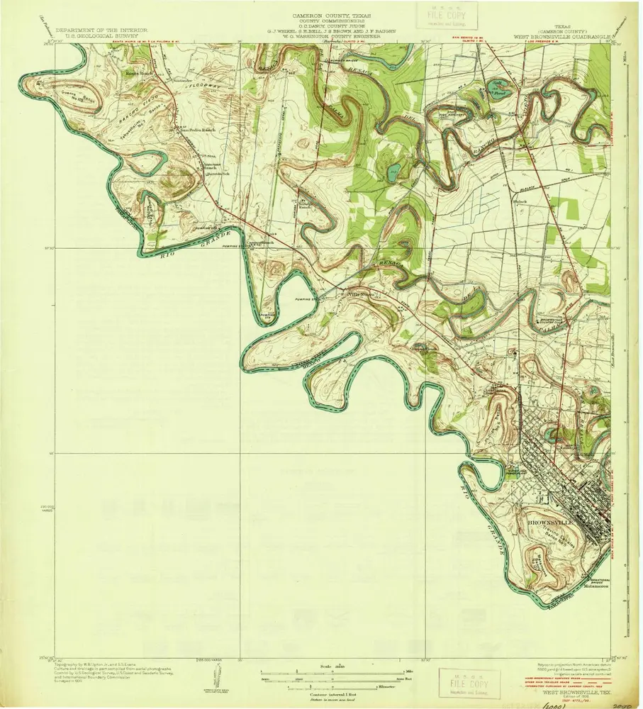 Voorbeeld van de oude kaart