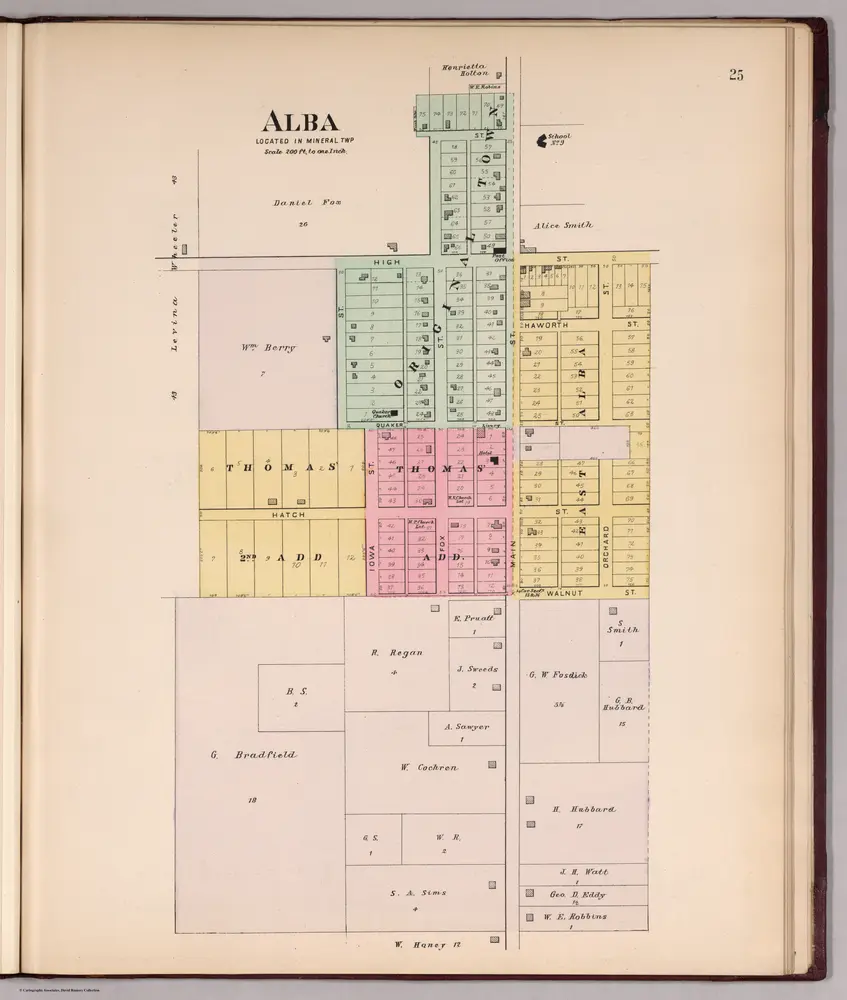 Aperçu de l'ancienne carte