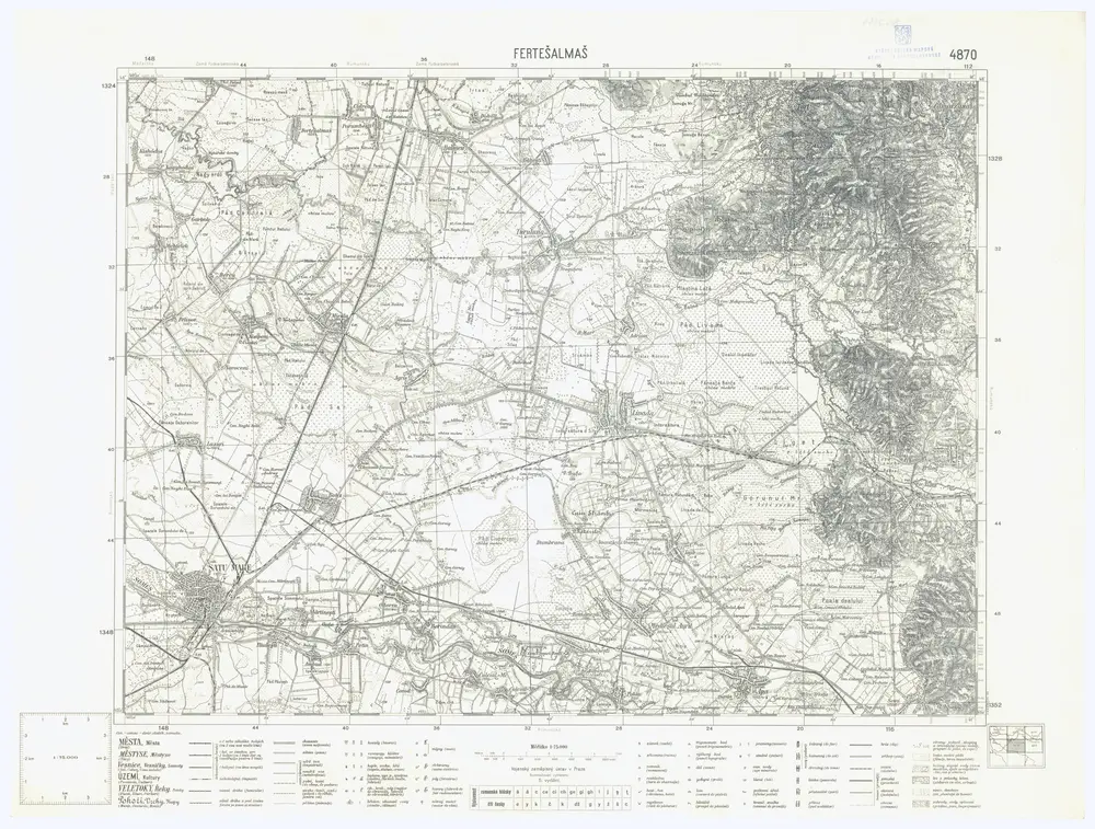 Voorbeeld van de oude kaart