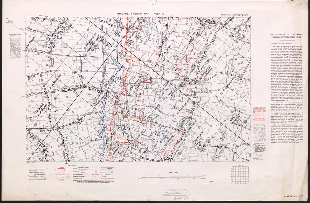 Aperçu de l'ancienne carte