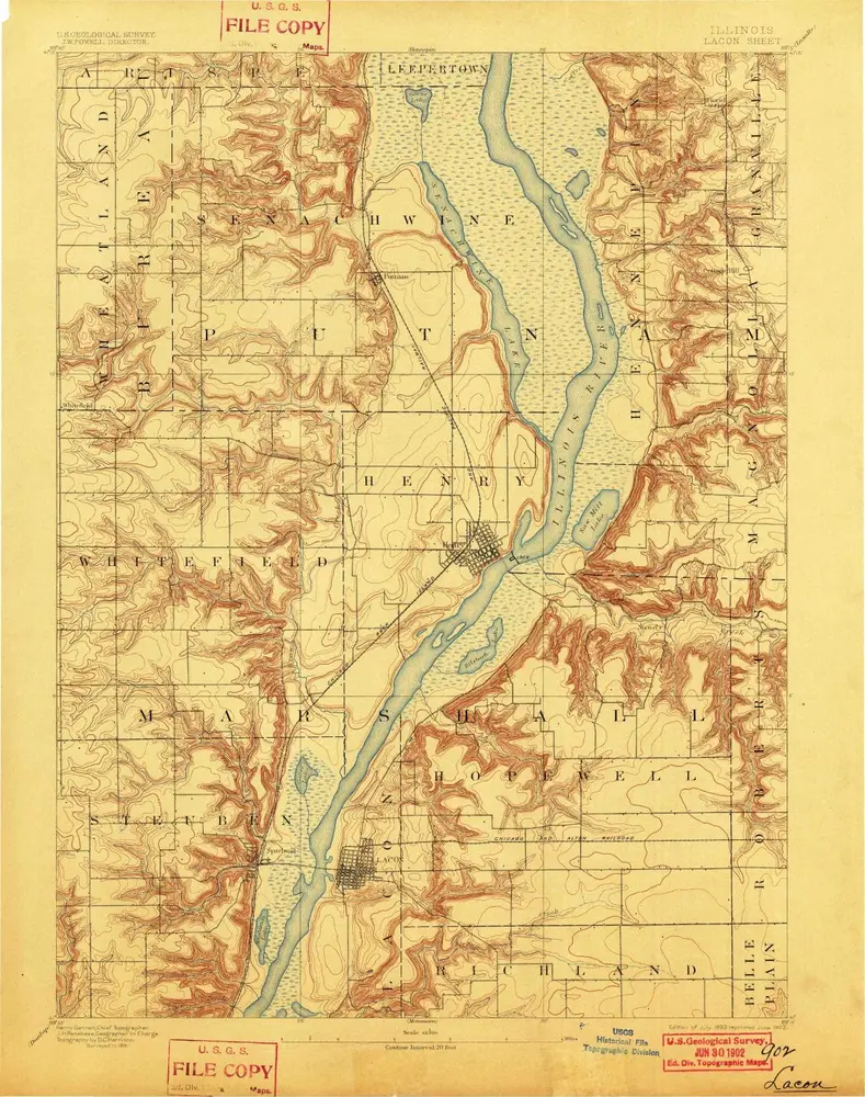 Aperçu de l'ancienne carte