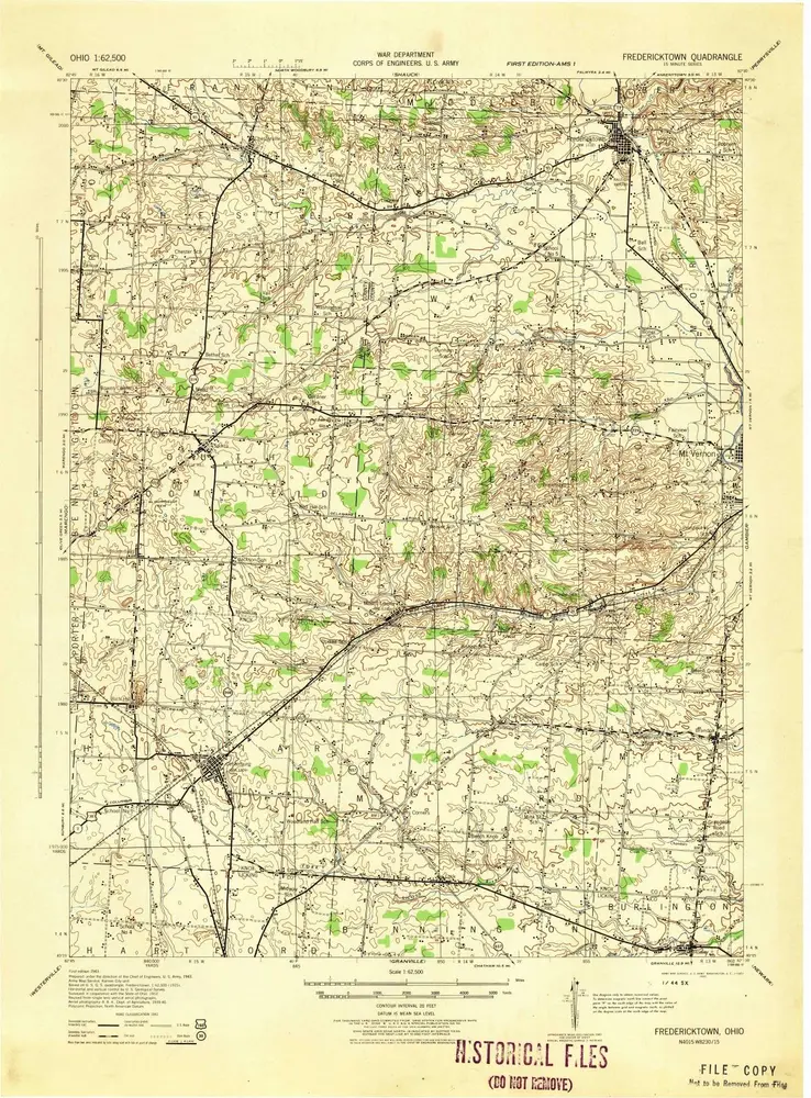 Aperçu de l'ancienne carte