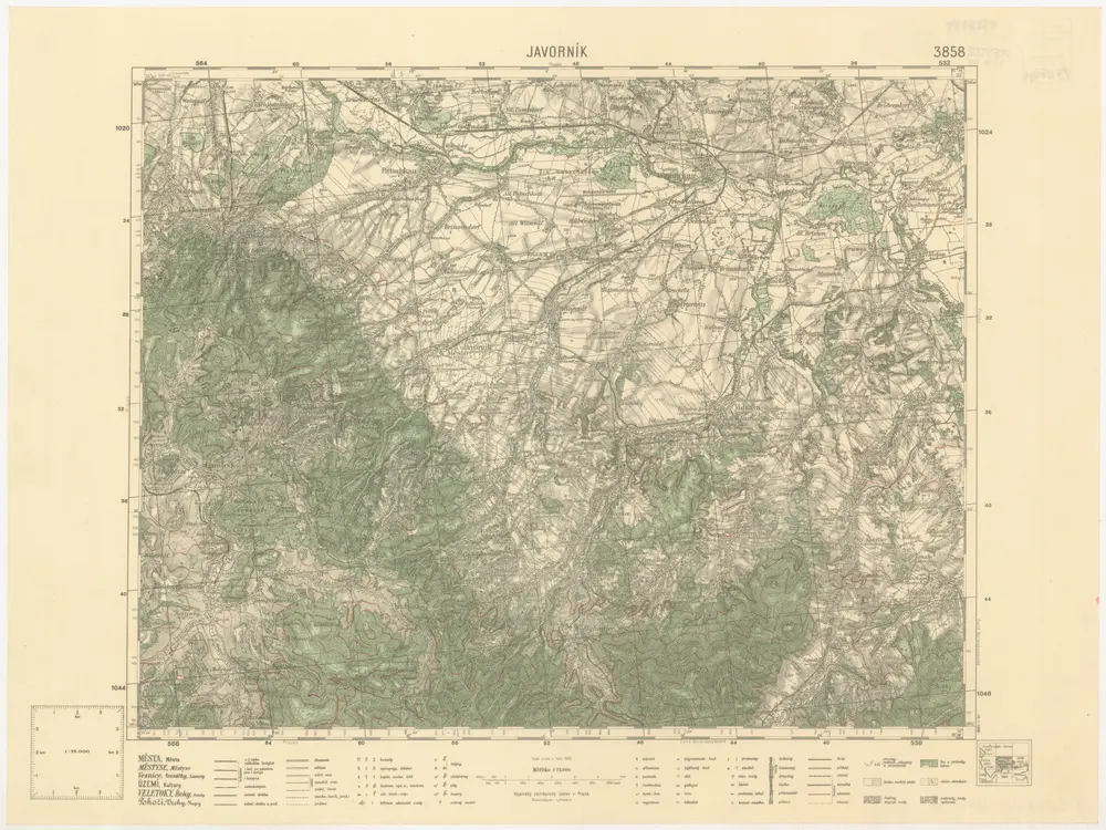 Voorbeeld van de oude kaart