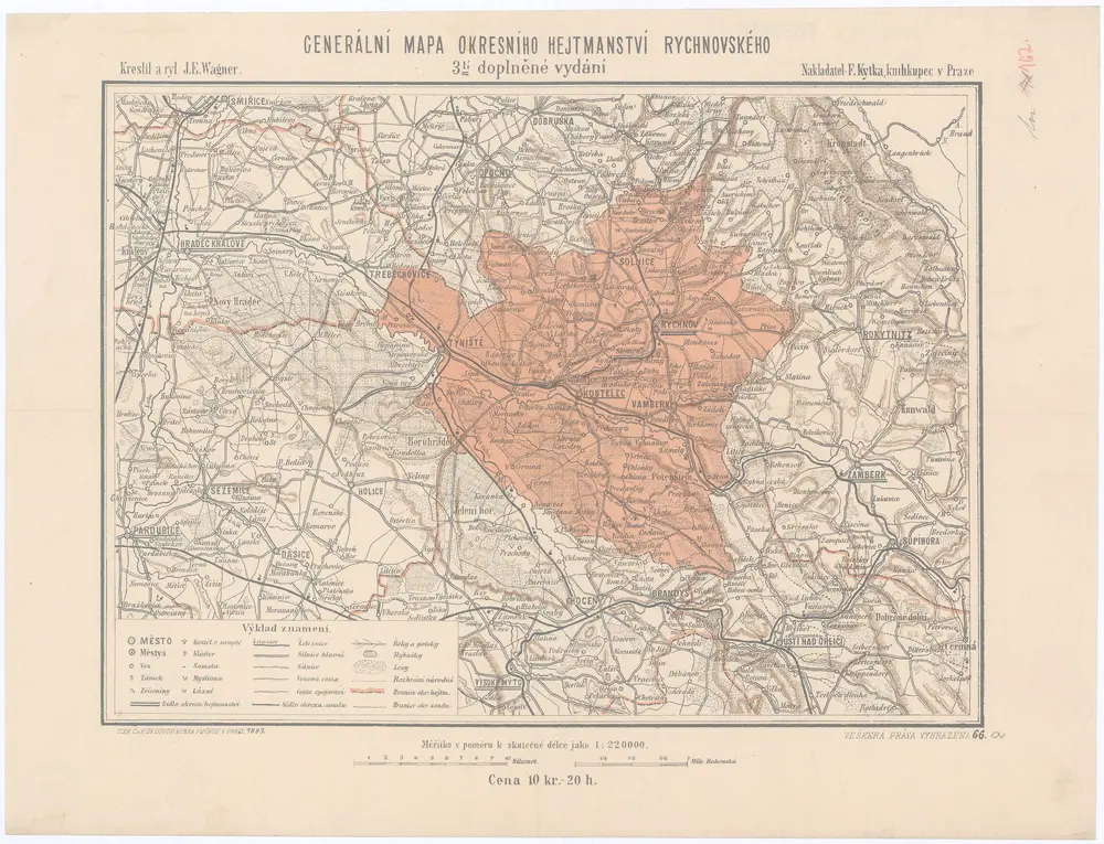 Voorbeeld van de oude kaart