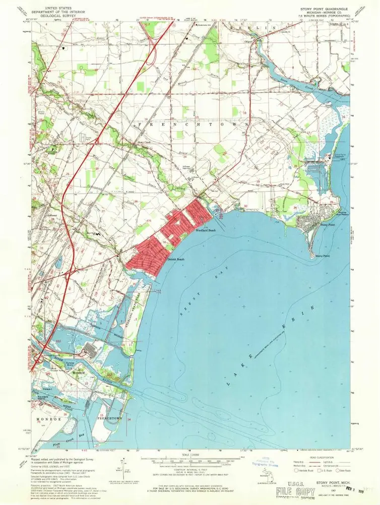 Voorbeeld van de oude kaart