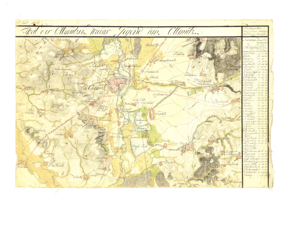 Aperçu de l'ancienne carte