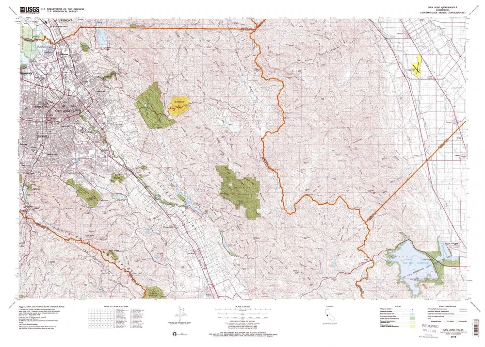 Voorbeeld van de oude kaart