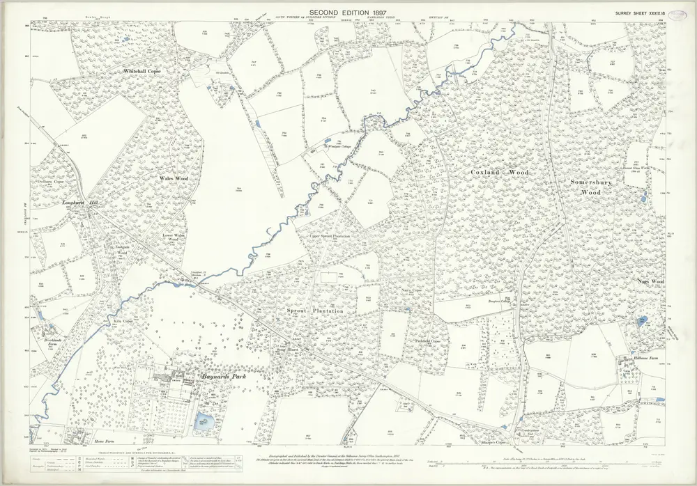 Voorbeeld van de oude kaart